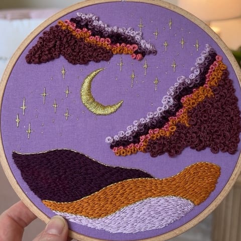 Moonlit Skies by Salt Water Stitches
